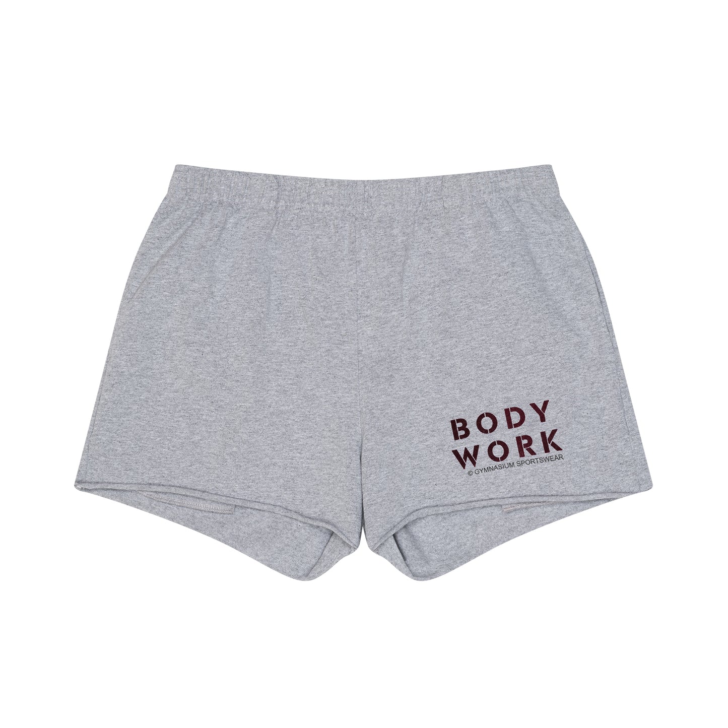 THE BODY WORK JERSEY SHORT LIGHT HEATHER GREY