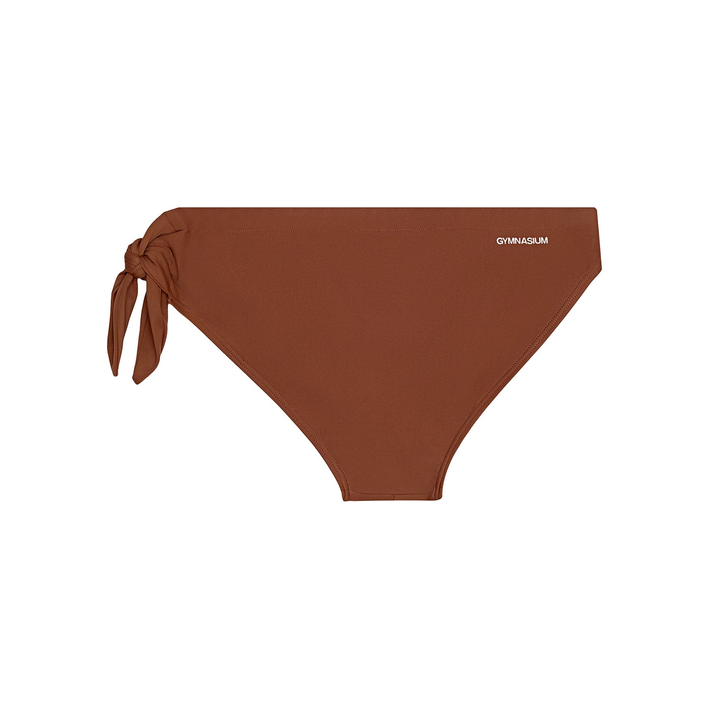 THE TIE SIDE SWIM BRIEF DARK TERRACOTTA