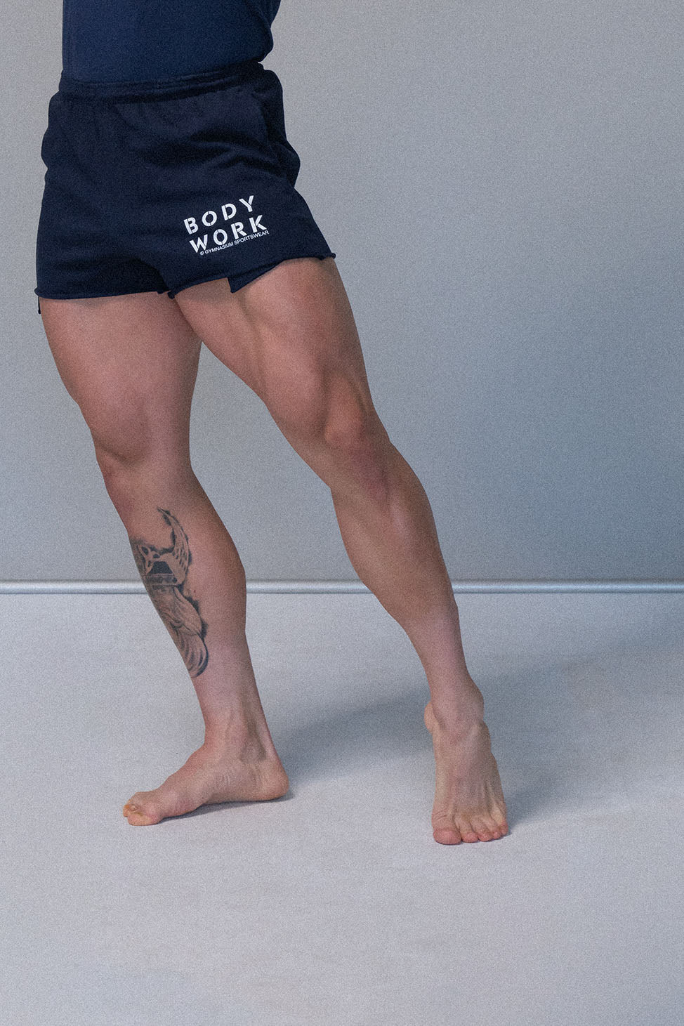 THE BODY WORK JERSEY SHORT NAVY BLUE