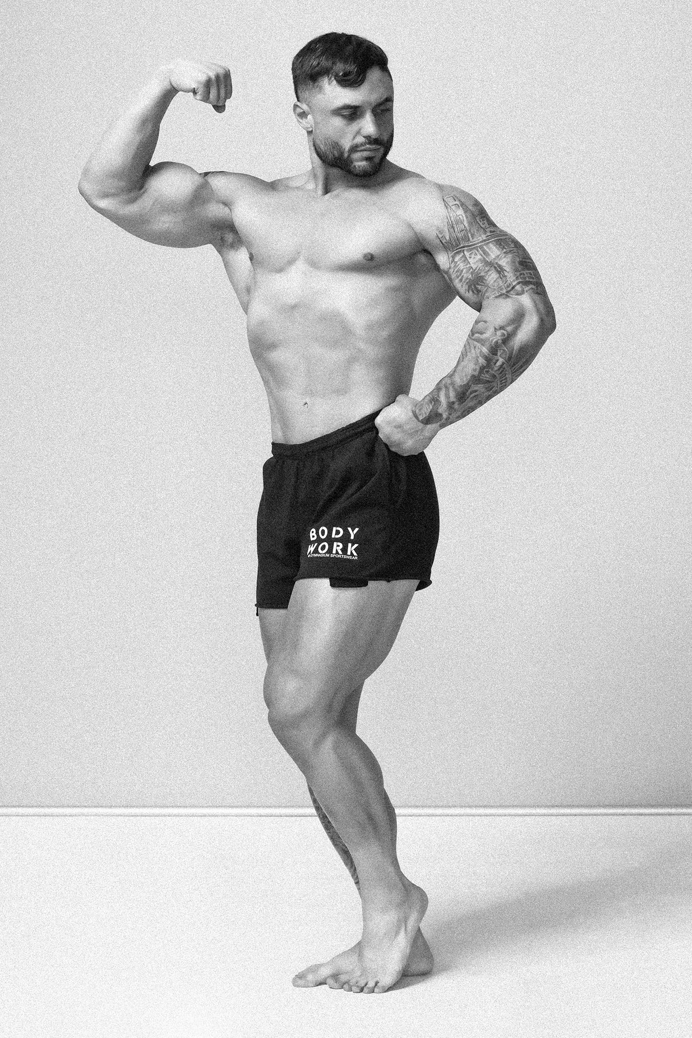 THE BODY WORK JERSEY SHORT NAVY BLUE