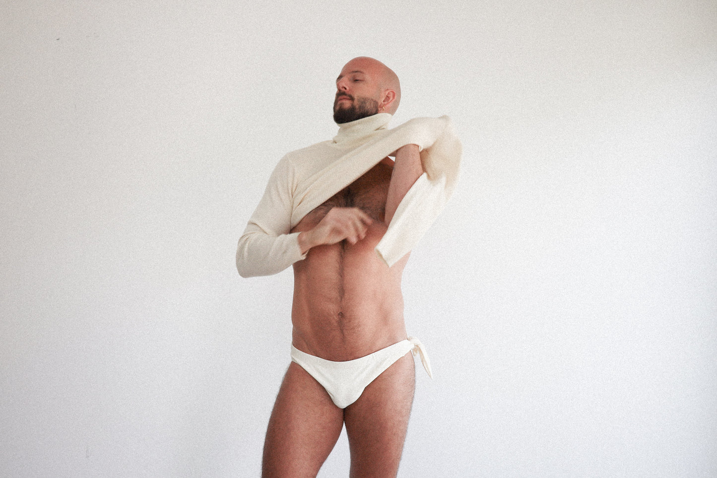 THE TIE SIDE SWIM BRIEF BONE