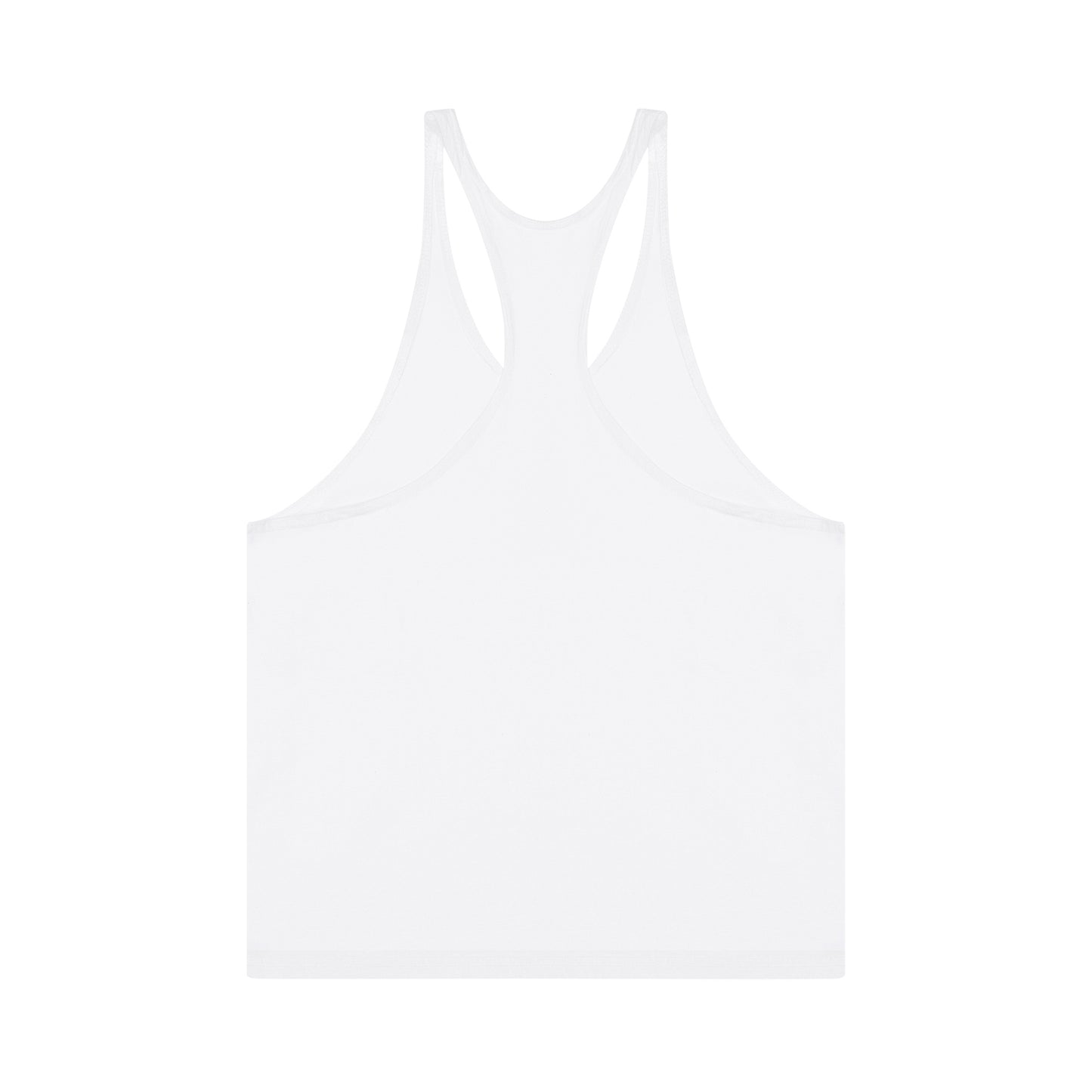 THE BODY WORK STRINGER TANK WHITE WITH MAROON