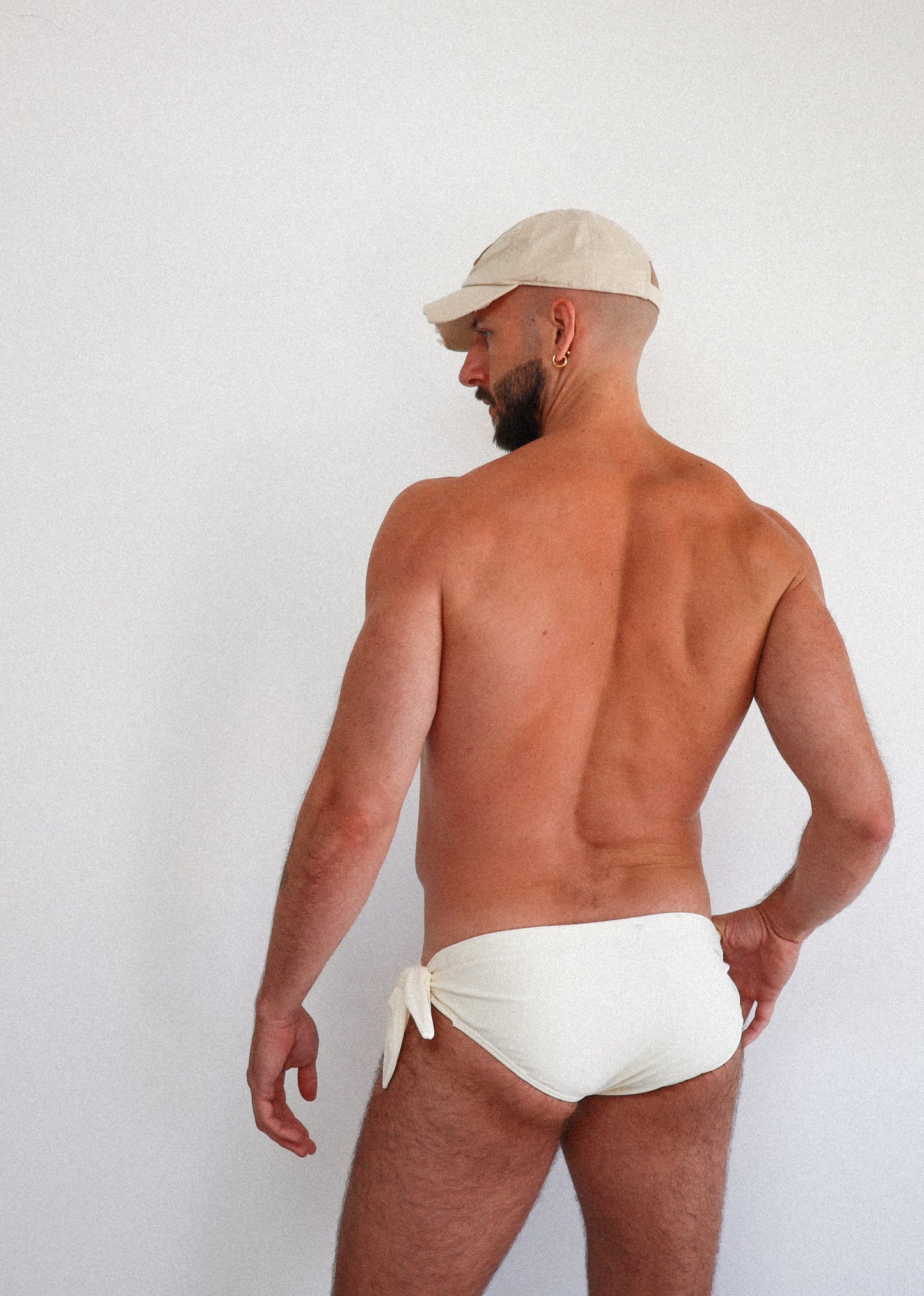 THE TIE SIDE SWIM BRIEF BONE