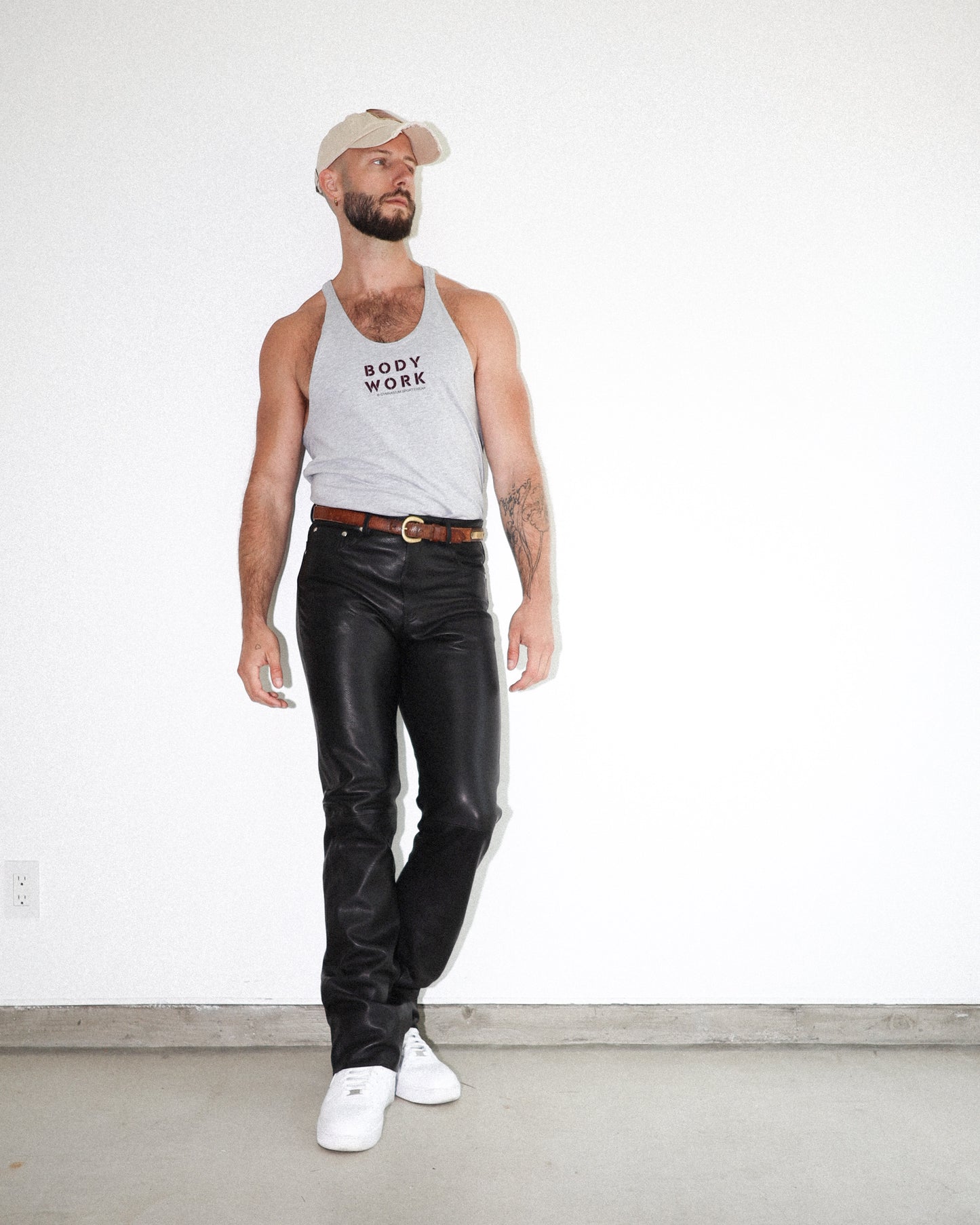 THE LEATHER FIVE POCKET JEAN